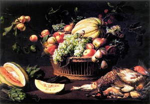 Still Life Fruits Vegetables And Poultry_OSG